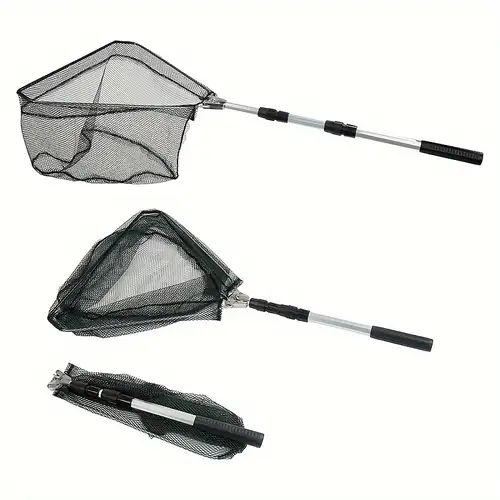 1pc Compact & Foldable Floating Fishing Net, Foldable Fishing Net, Fishing  Tackle Accessories