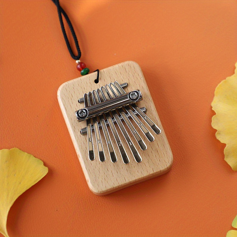 Key Mini Kalimba High Quality Exquisite Finger Thumb Piano Marimba Musical Good Accessory Pendant Gift,Christmas And Halloween Gift,Thanksgiving Gift