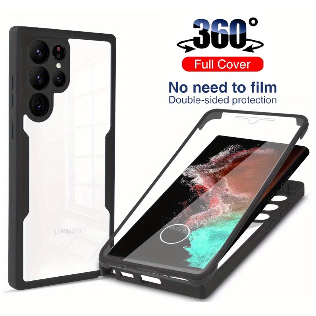 Carcasa Impermeable Compatible Con Samsung Galaxy S24 / S24 Plus / S24 Ultra,  Con Lente Incorporada Y Protector De Pantalla. Carcasa Subacuática Pesada A  Prueba De Golpes Y Protectora Ip68 De Cuerpo