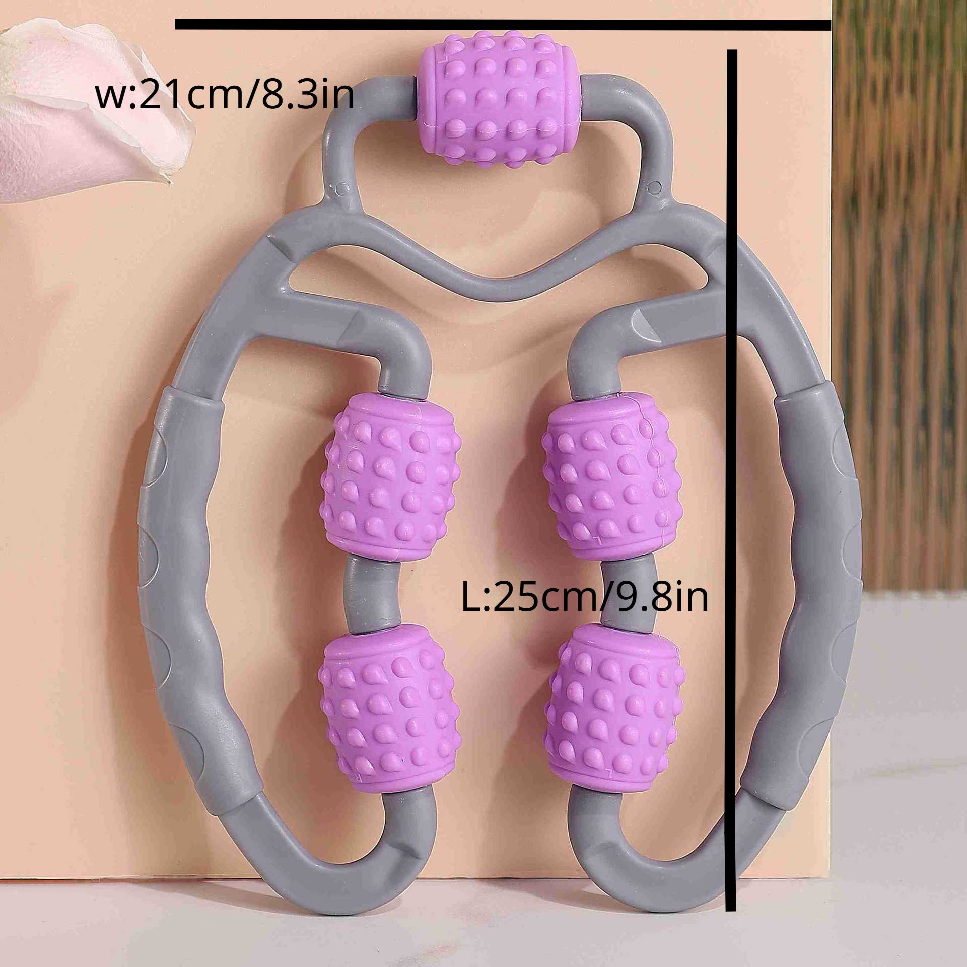 Yoga 5-wheel Hand-held Calf Massager Roller