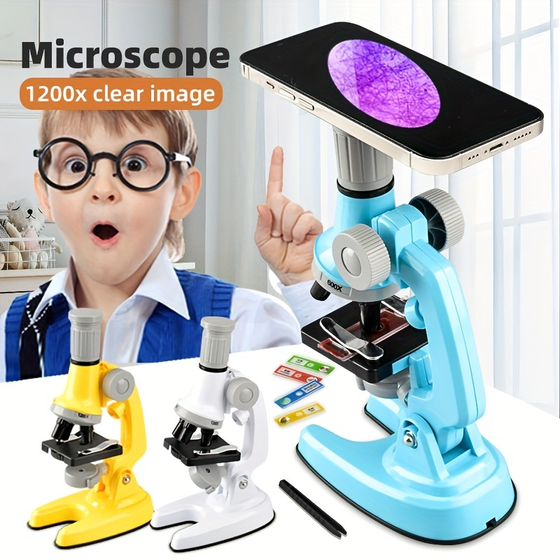 Accesorio alta definición microscopio para para niños experimento Kit ,  científico educación , escuela primaria Rompecabezas, Mode de Mujer