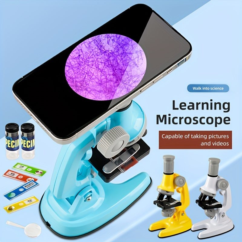 Microscopio con accesorios para niños