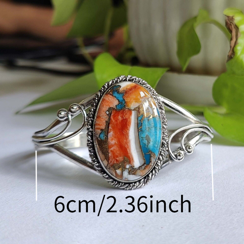 1pc stunning turquoise ladies   bracelet   charm upscale sense   anniversaries birthdays christmas gifts parties evening events jewelry accessory details 3