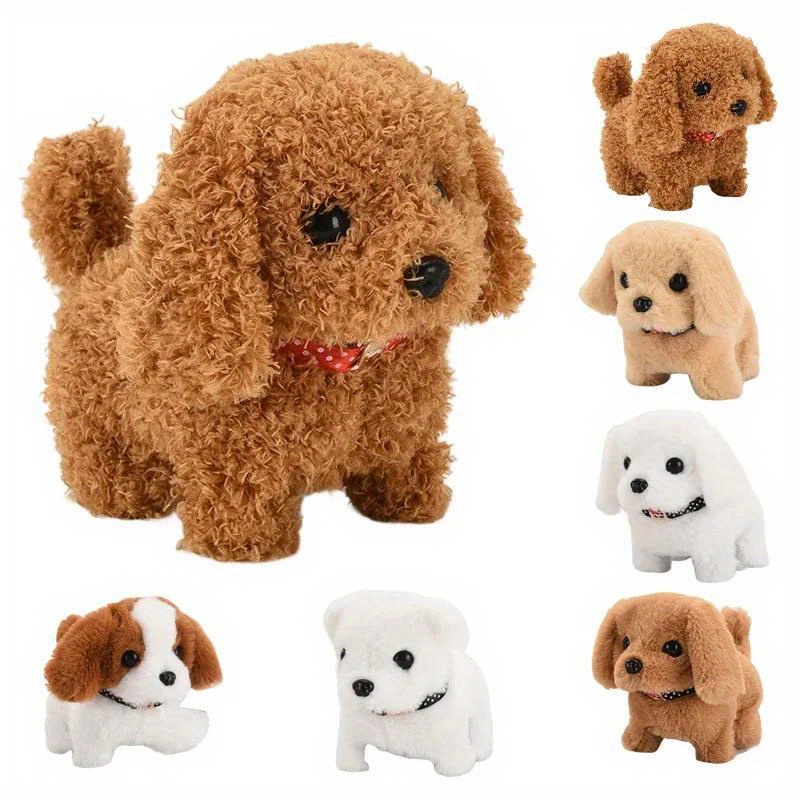 Perro Electrónico de Juguete que ladra y camina. Perritos con Traje.  Mascota Eléctrica para Niños. Regalo para Niños. Perrito a Pilas que Anda.  (Pilas AA no Incluidas) - AliExpress