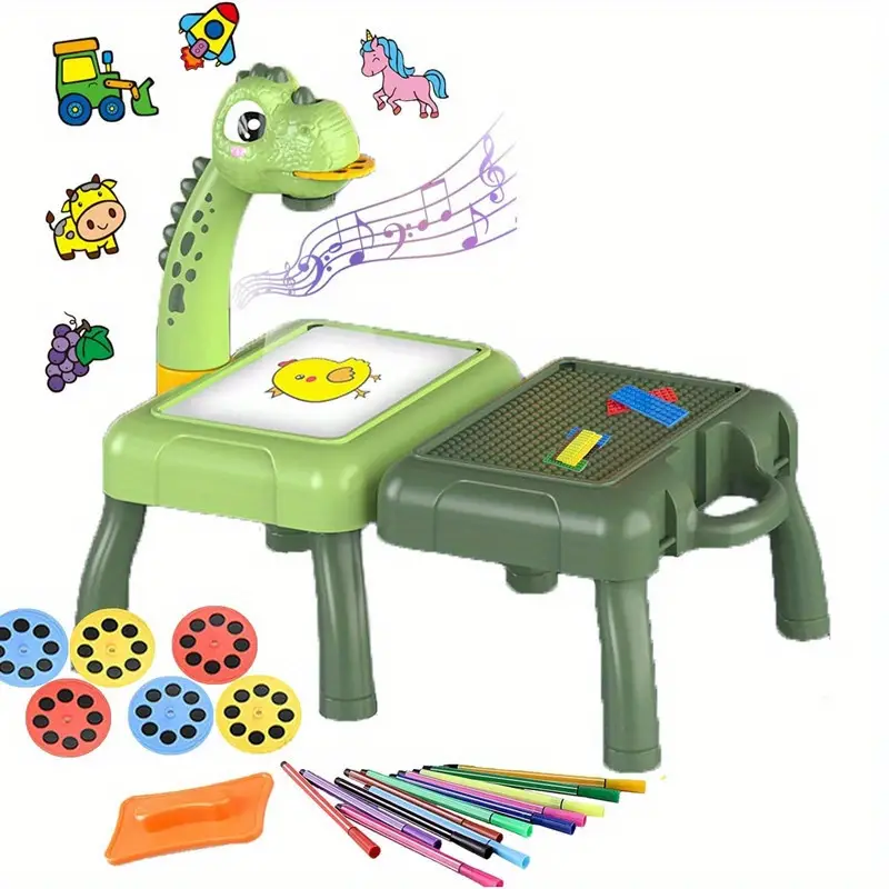 1pc Sketcher 2.0 Projector For Kids, Drawing Projector Doodle Board  Children Trace And Draw Projector Toy, Erasable Early Learning Art Toy  (product Does Not Have Battery, Need To Buy By Yourself) 
