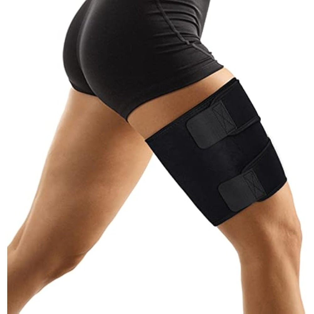 CC Copper Compression Copper Compression Groin Thigh Sleeve and Hip Support  Wrap. Adjustable Neoprene Brace for Hamstring Quad Pulled Muscles Lower