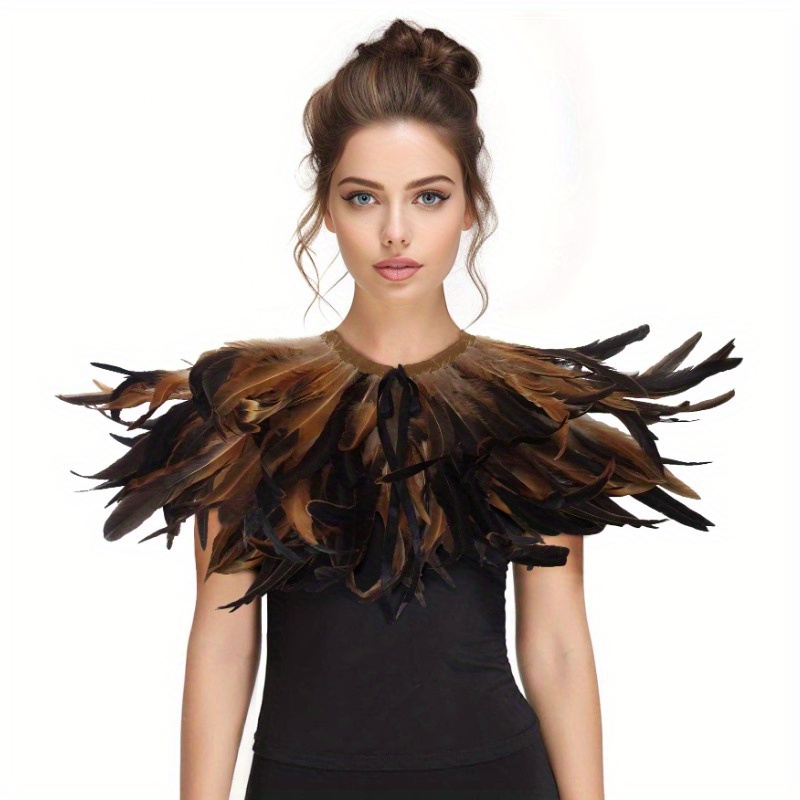 Feather Shawl DIY Carnival Feather Collar Carnival Costume