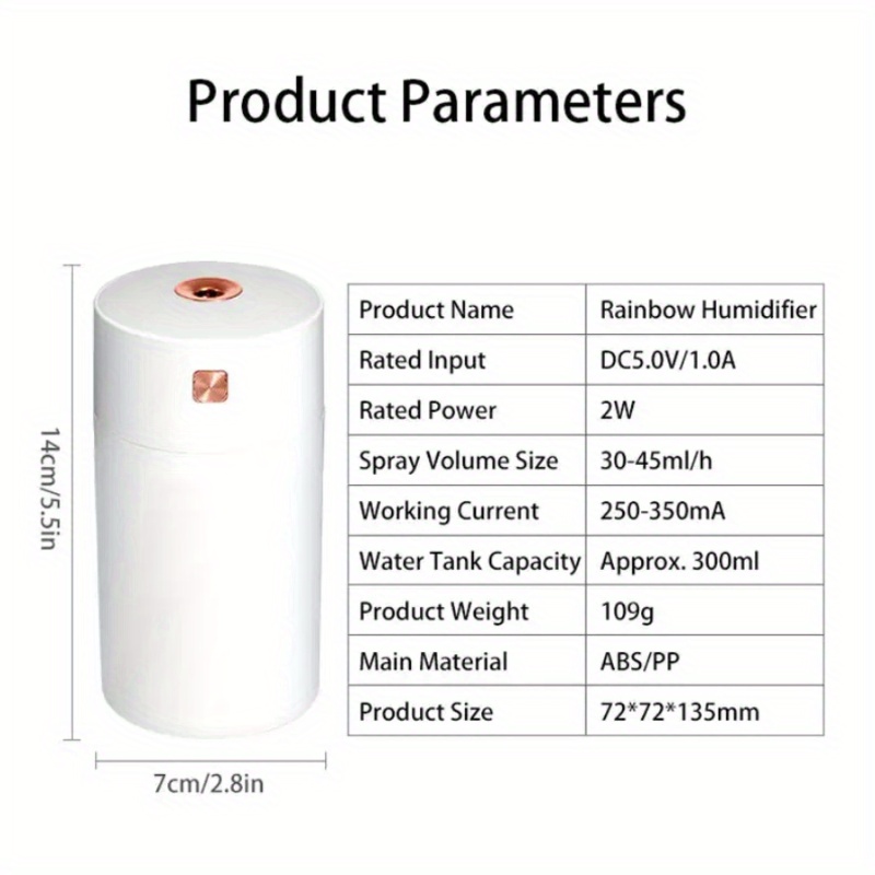 1 Pz. Umidificatore 300 Ml Casa - Temu Switzerland