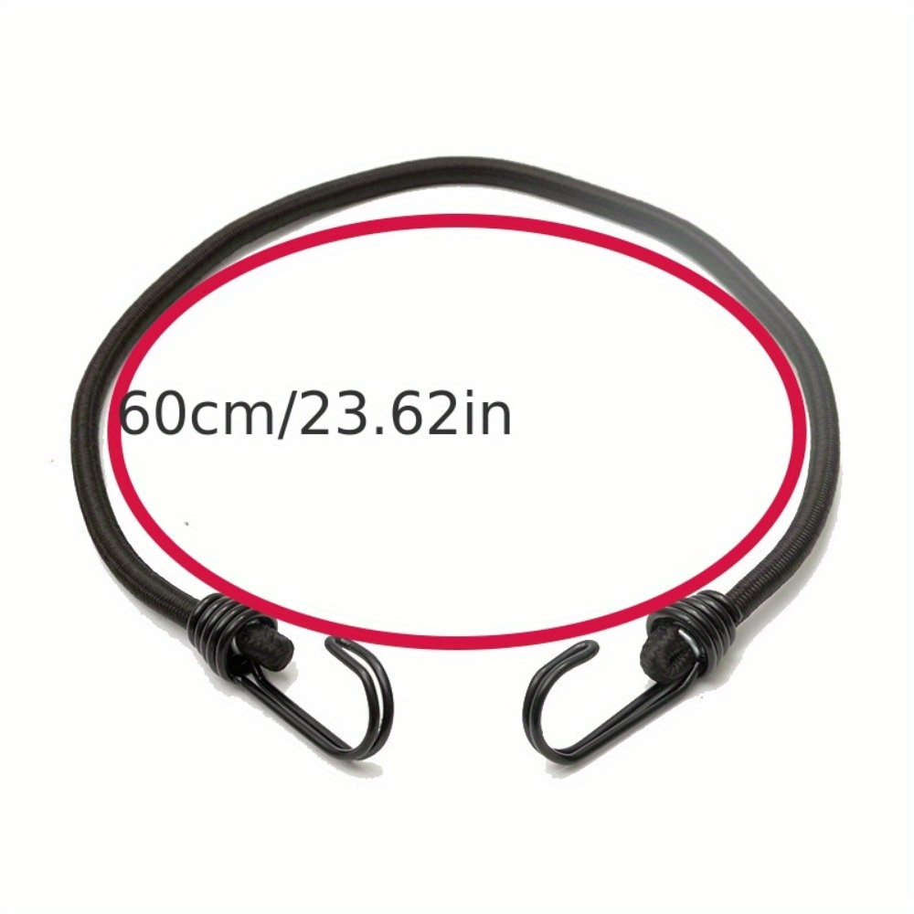 5pcs Bungee Cords w/ Hooks for Camping Tent Tarp Canopy Elastic Clothesline
