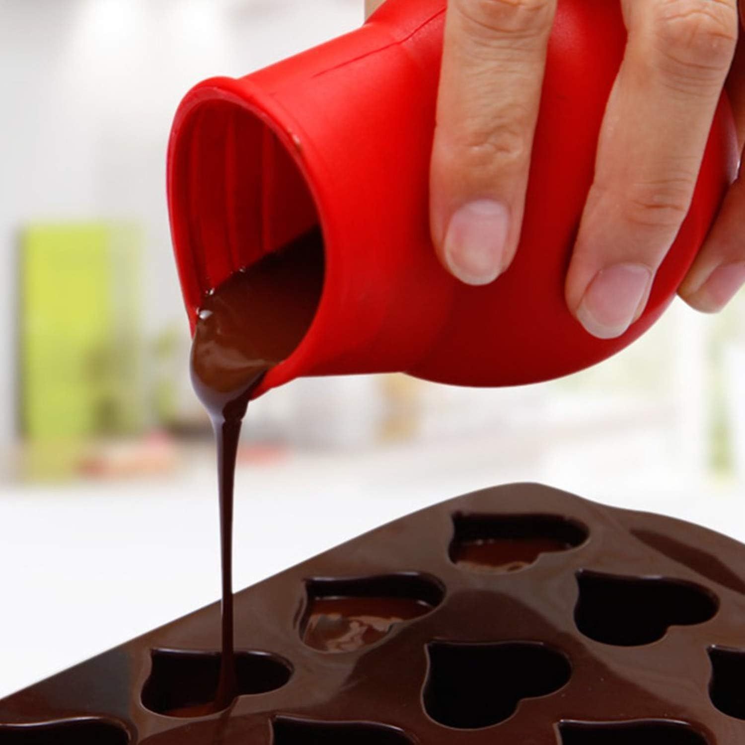 1pc Silicone Chocolate Melting Pot For Microwave And Oven, Heat