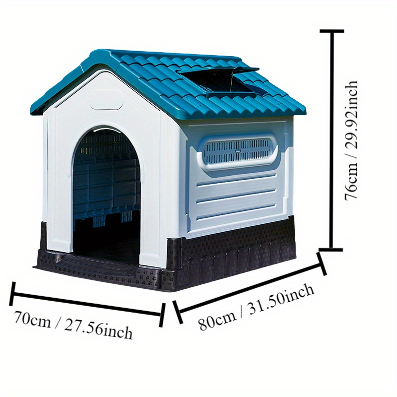 Plastic Dog House Insulated Doghouse Puppy Shelter Water Temu