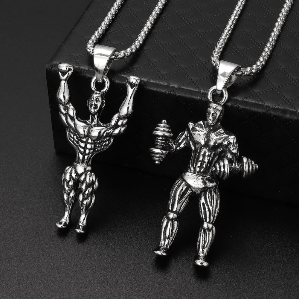 Punk Casual Stainless Steel Long Necklaces Fashion Men's - Temu Canada