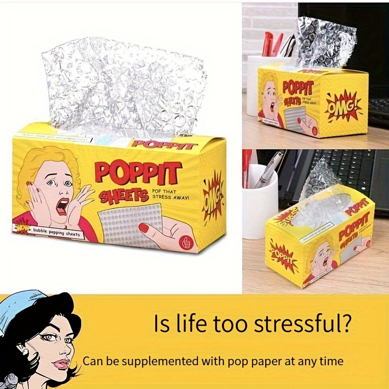 A Box Of Pop Sheets Pop Stress Relief Tool Bubble Paper Drawing Office  Release Pressure Relief Bubble Paper Film