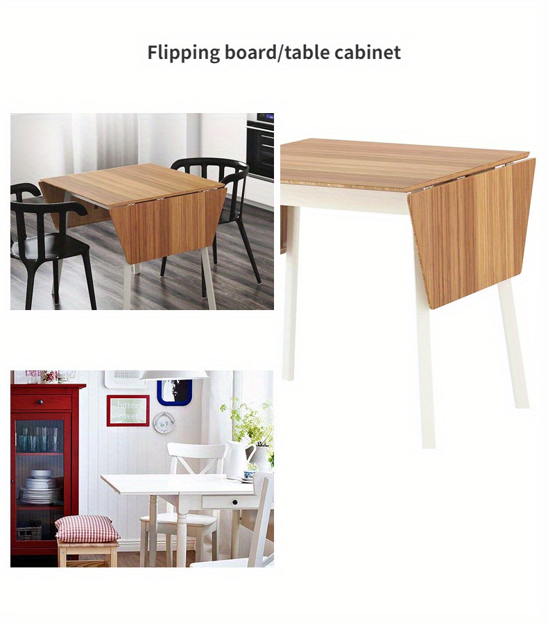 Folding Table Hinge, Free Swinging, Polished Brass or Chrome Plated - 2  Pack - Wood Technology
