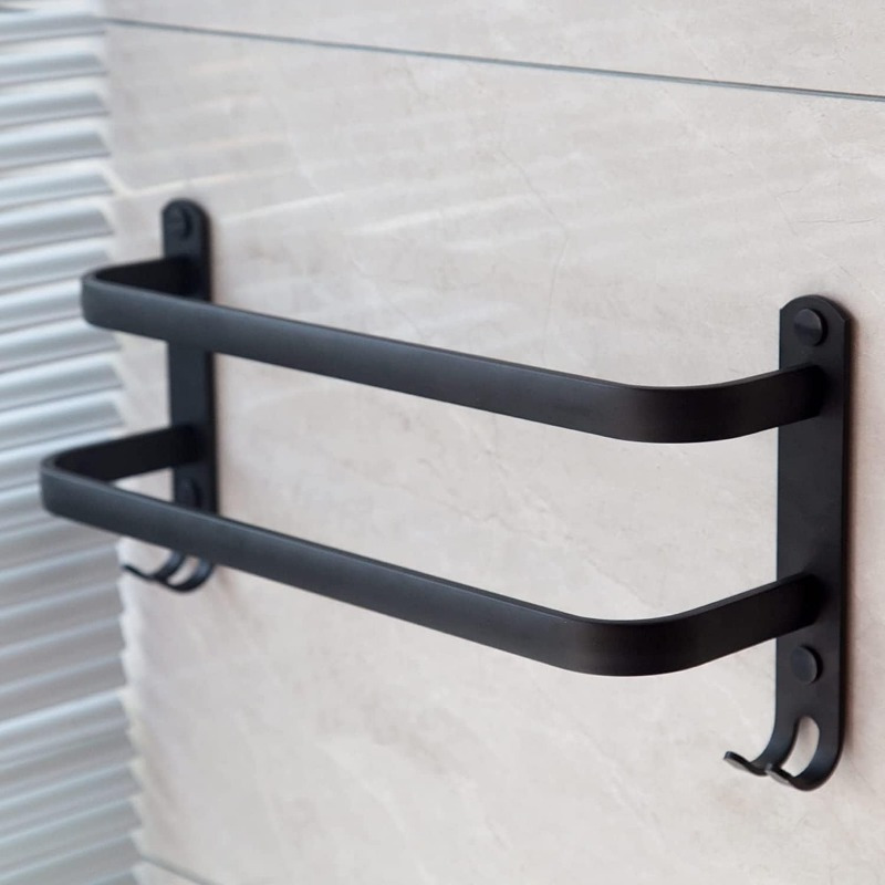 12 inch towel bar with online shelf