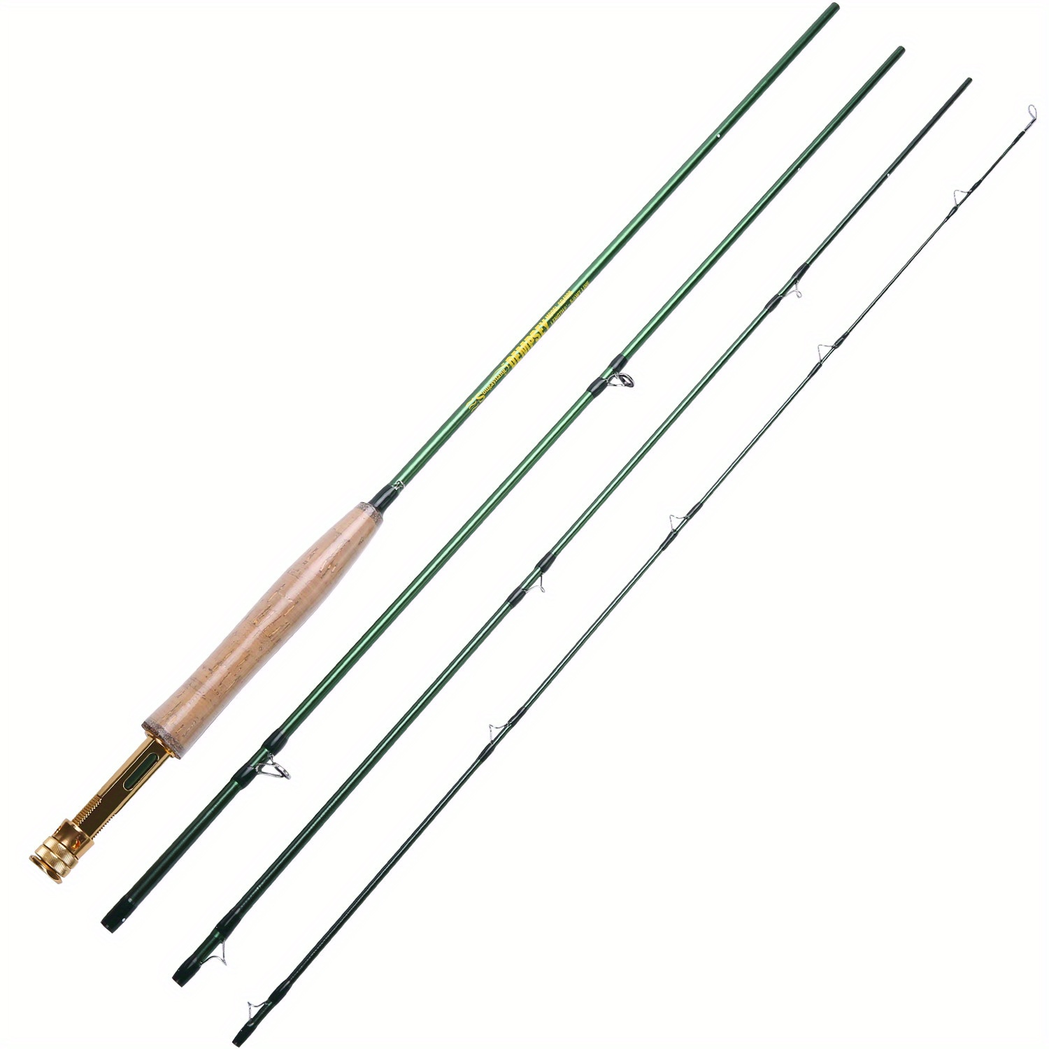 Cork Handle Fly Fishing Rod 4 Sections Fly Fishing Rod Trout - Temu