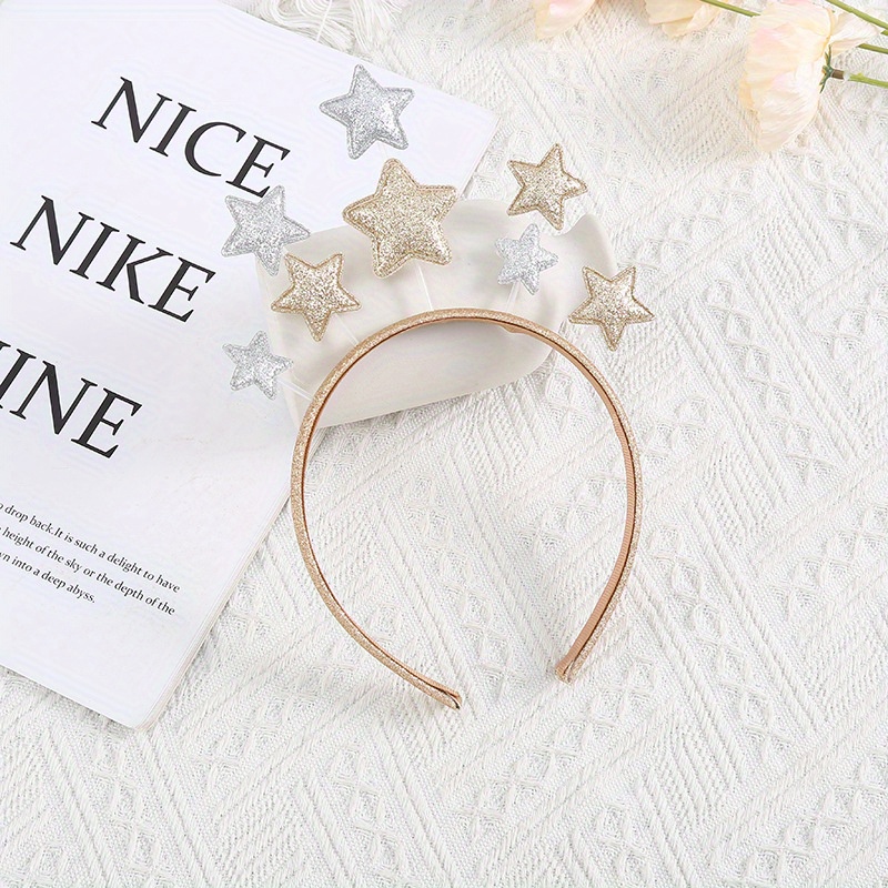 Image of 1/pcs Holiday Party Headband Sequins Star Hairband Hair Additions Additions Stage Props Hair Additions Gift Additions