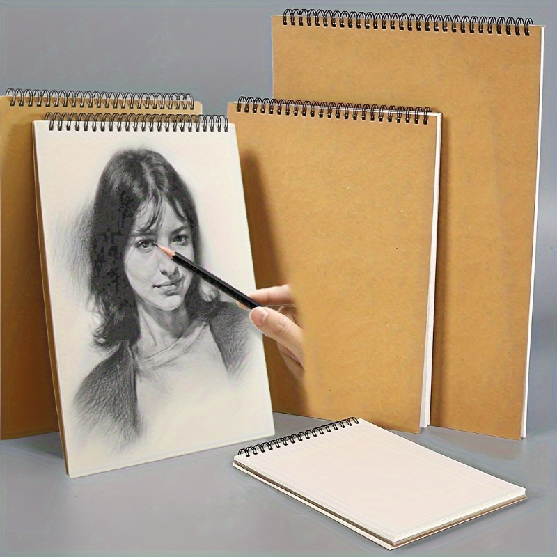 LAY FLAT sketchbook. Removable sheet, journal style SKETCH book