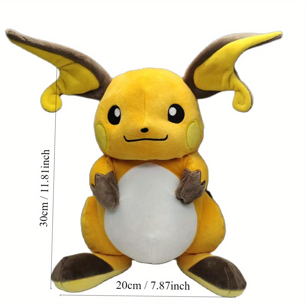 Big Size Pikachu Plush Doll Cute Anime Cartoon Pokemon Peluche