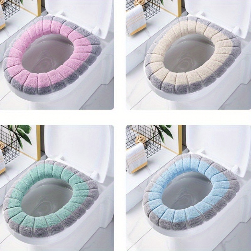 Household Toilet Mat Seat Cushion Paste Type Four Seasons - Temu