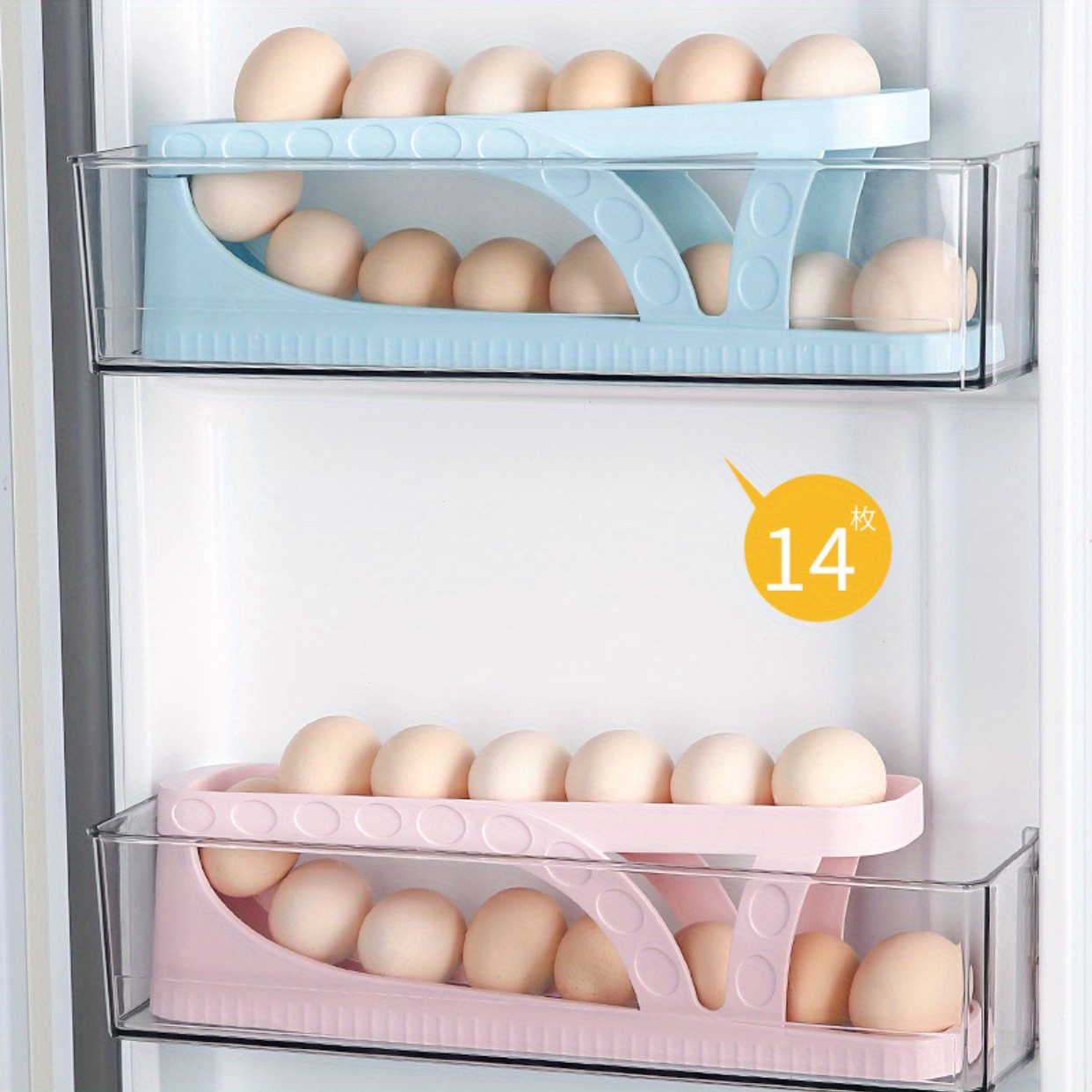 Keep Your Eggs Fresh And Organized With This Refrigerator Egg Tray! For  Restaurants - Temu