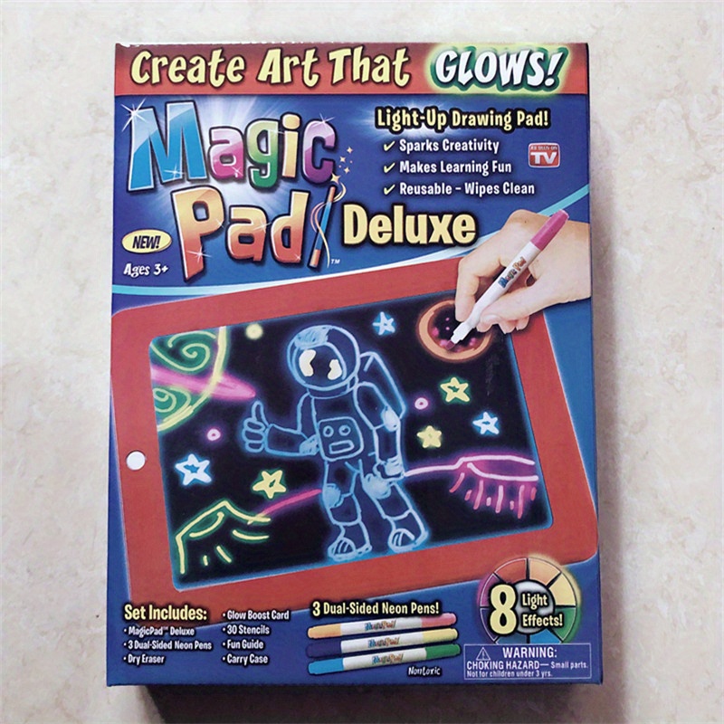 3d Magic Drawing Pad, Sketchpad Luminous Sketchpad Brain