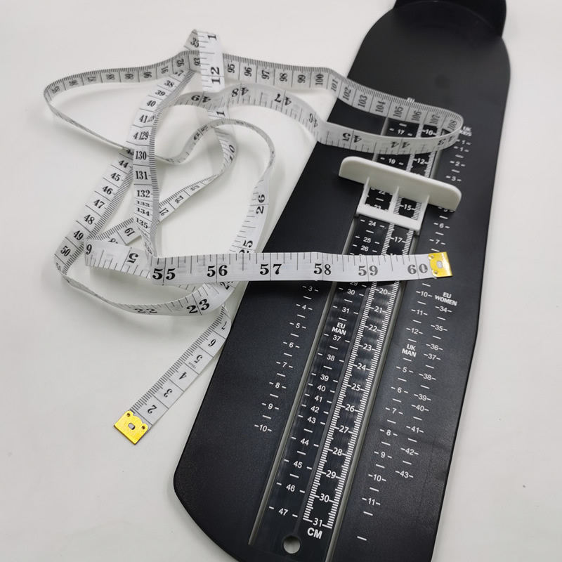 Measuring Tape Length Of Foot In Inches To Shoe Size American Size