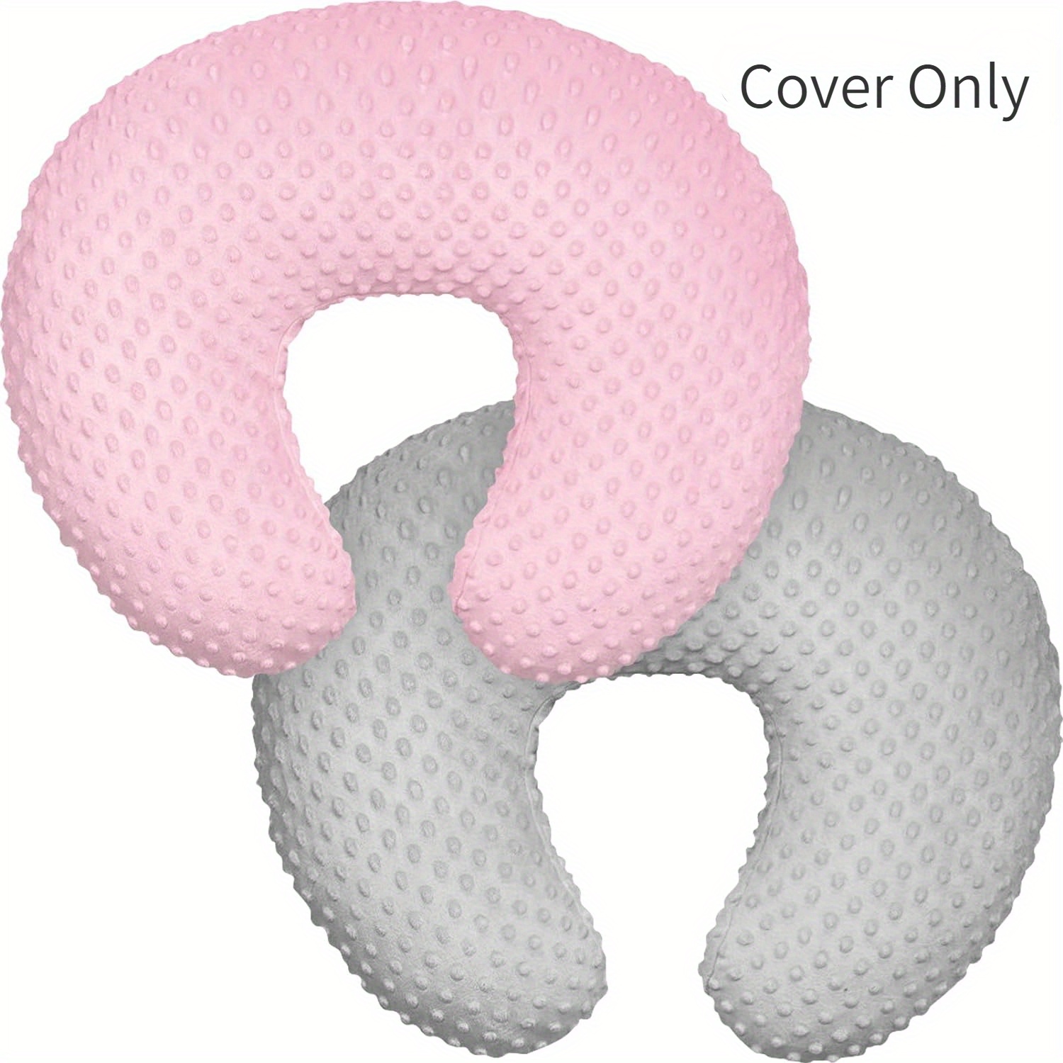 amo nenes Nursing Pillow for Breastfeeding with 2 Removable Covers,  Ergonomic Nursing Essentials for Breastfeeding and Bottle Feeding, More  Support