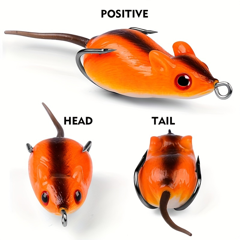 Bionic Mouse Lure Artificial Soft Bait Barbed Hook Outdoor - Temu