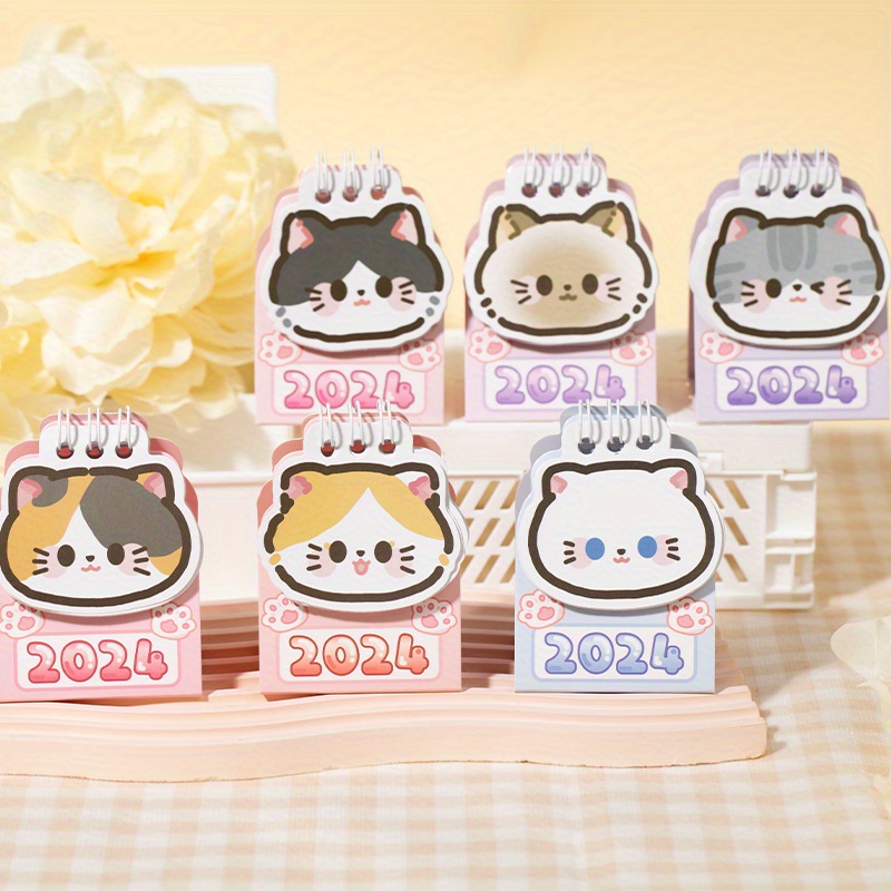 Mini Cat Calendar - Temu