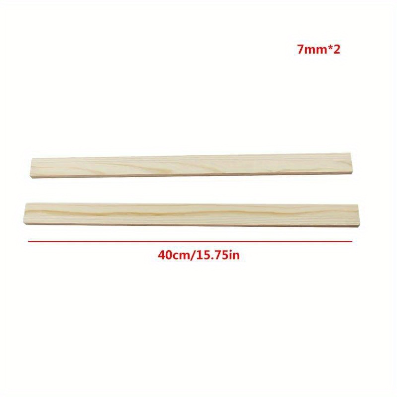 6pcs 5 10mm Mud Roller Guide Wooden Strip Mud Plate Forming Guide