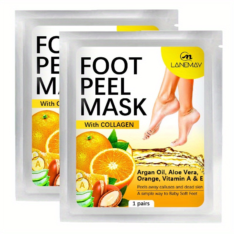 Efficient Foot Peel Mask Regular Size Skin Exfoliating - Temu