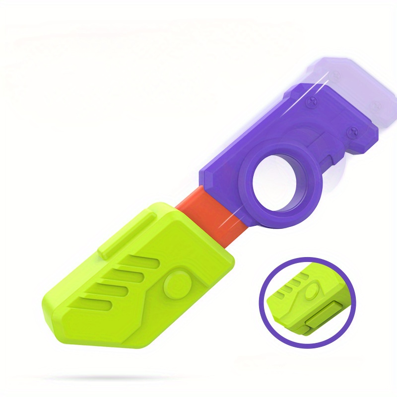 3D Gravity Carrot Knife Butterfly Gun Plastic Fidget Anxiety Stress Relief  Toys