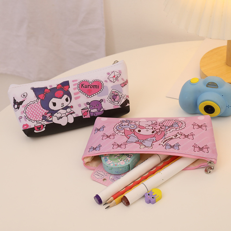 www. Sanrio Kuromi Pencil Case Synthetic Leather