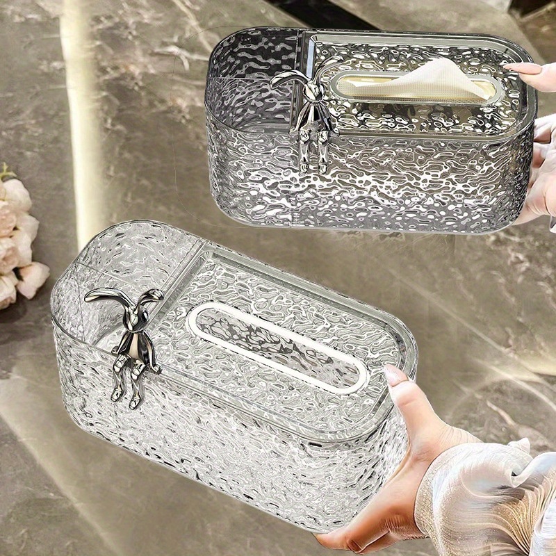 Glacier Patterned Tissue Box High end Light Luxury Napkin - Temu