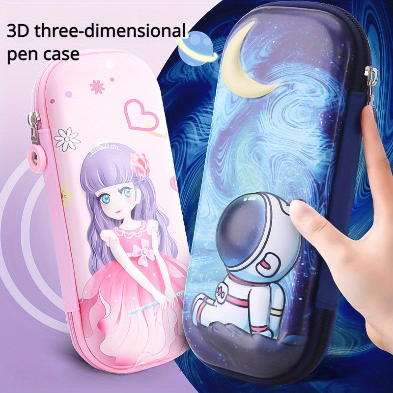 3d Three dimensional Cartoon Animal Cute Pencil Case - Temu