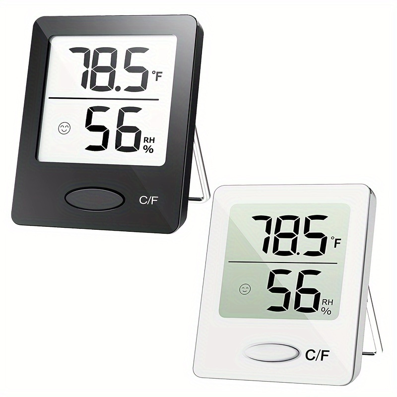 1 Mini Hygromètre Thermomètre D'intérieur, Jauge D'humidité Avec