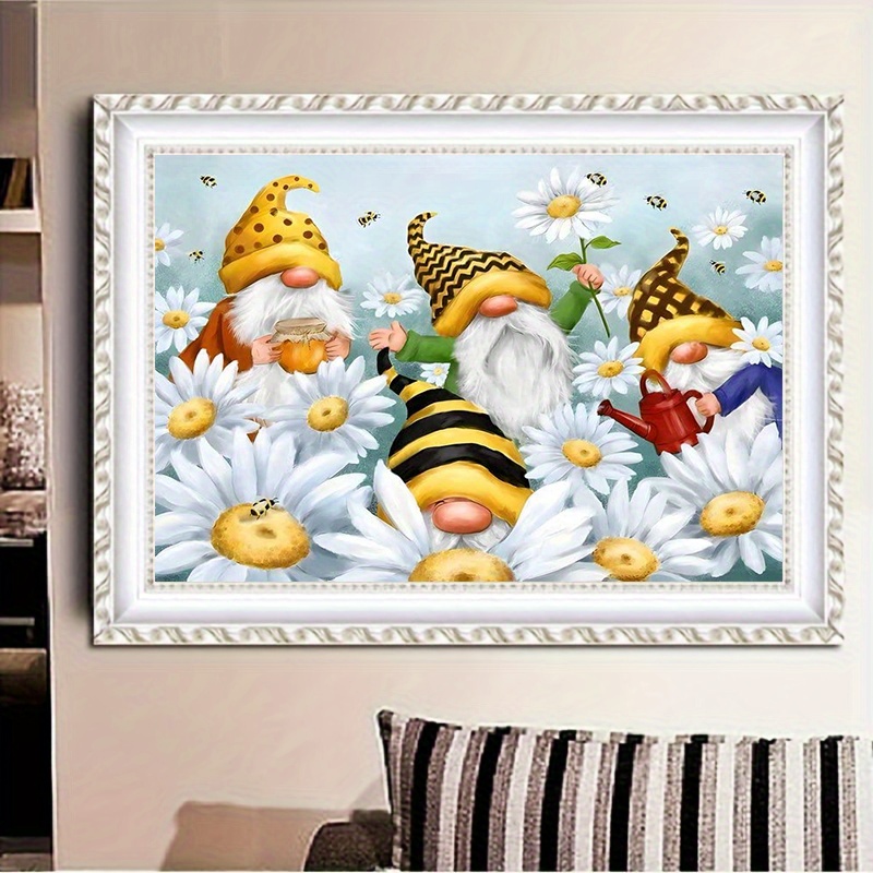 5d Diy Full Diamonds Painting Set For Adults Beginners Bee - Temu