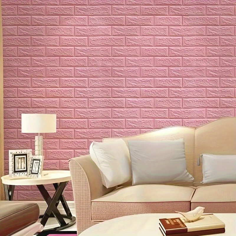 Revestimiento De Pared para Sala De Estar Cocina Dormitorio Casa Pared  Decoración,Falsa Piedra De Ladrillo Rústico Papel Pintado Wallpaper Marrón  Claro 0.53 * 10m : : Bricolaje y herramientas