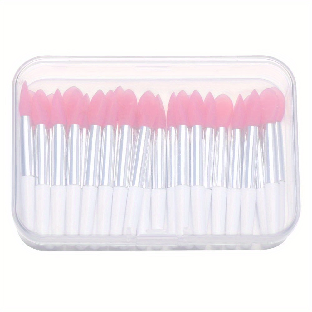 minkissy 18 Pcs Silicone Lip Brush Makeup Lipstick Silicone Makeup App –  TweezerCo