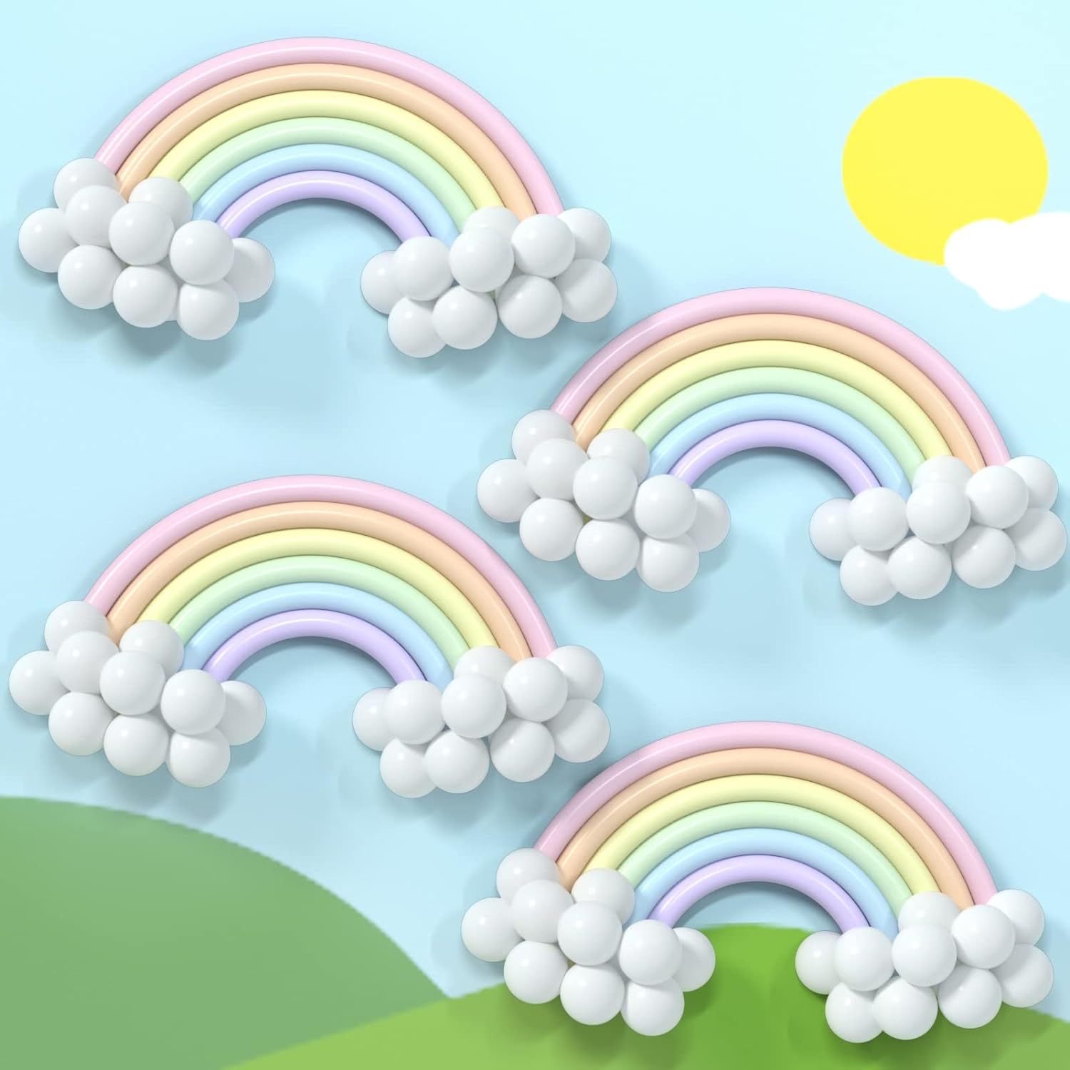 Rainbow Party Decorations - Temu