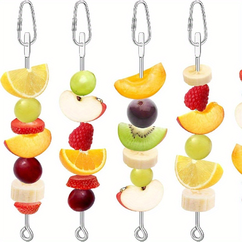 4Pcs Household Bird Cage Clips Multi-function Bird Fruit Clips Convenient  Vegetable Clips