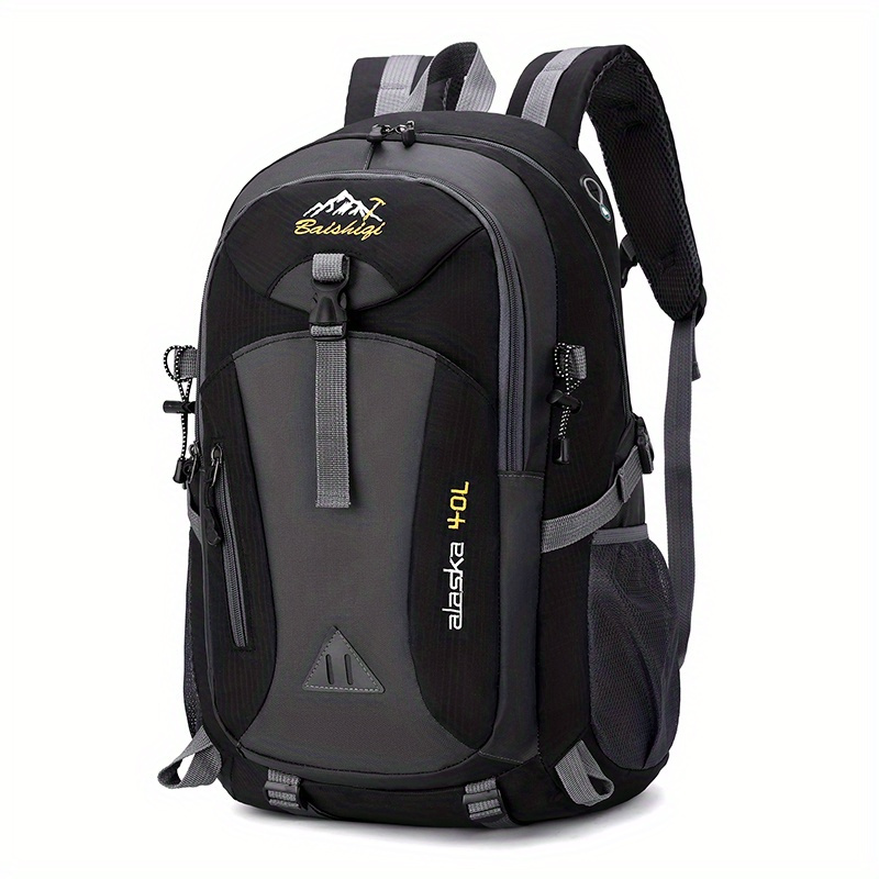 TEMU Backpack, New Nylon Waterproof Casual Backpack, Camping Mountaineering Bag, Sports Bag