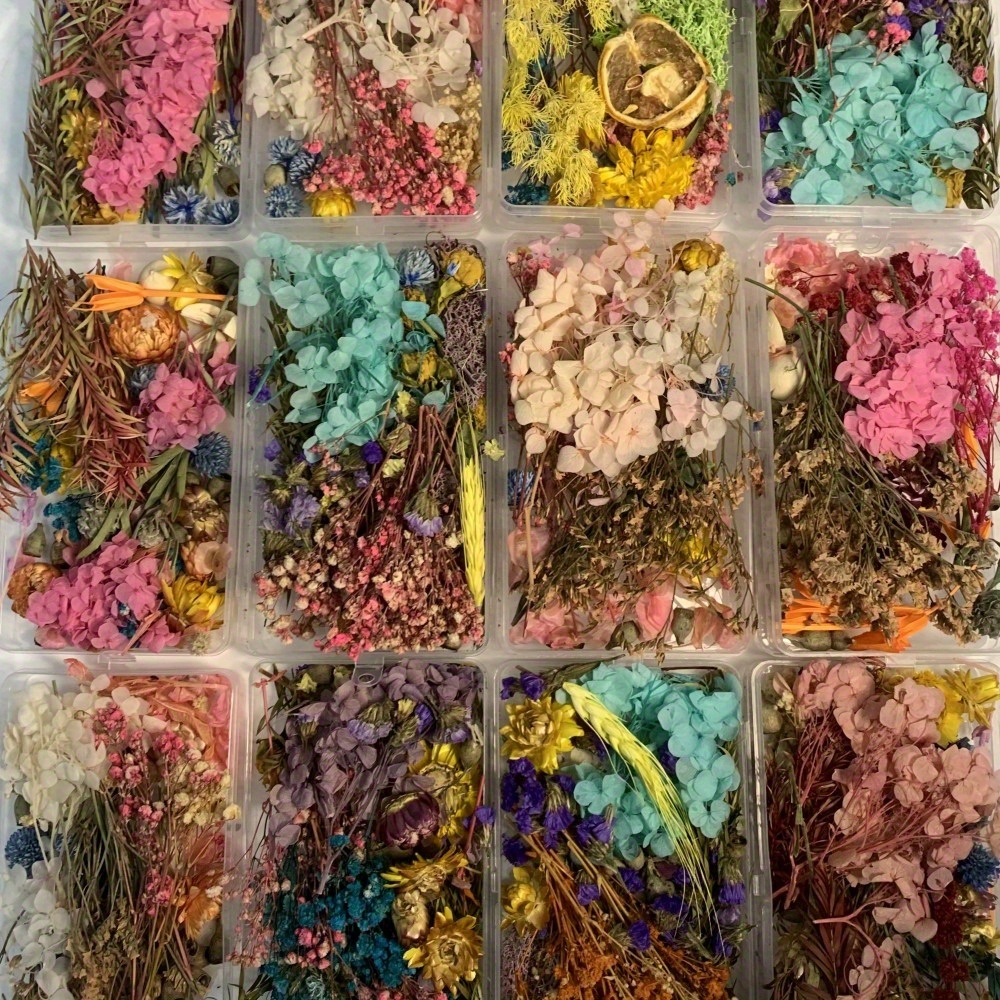 1Box Dried Flowers Small Flowers for Crafts Epoxy Resin Casting Mold DIY  Aromatherapy Home Decor Wedding