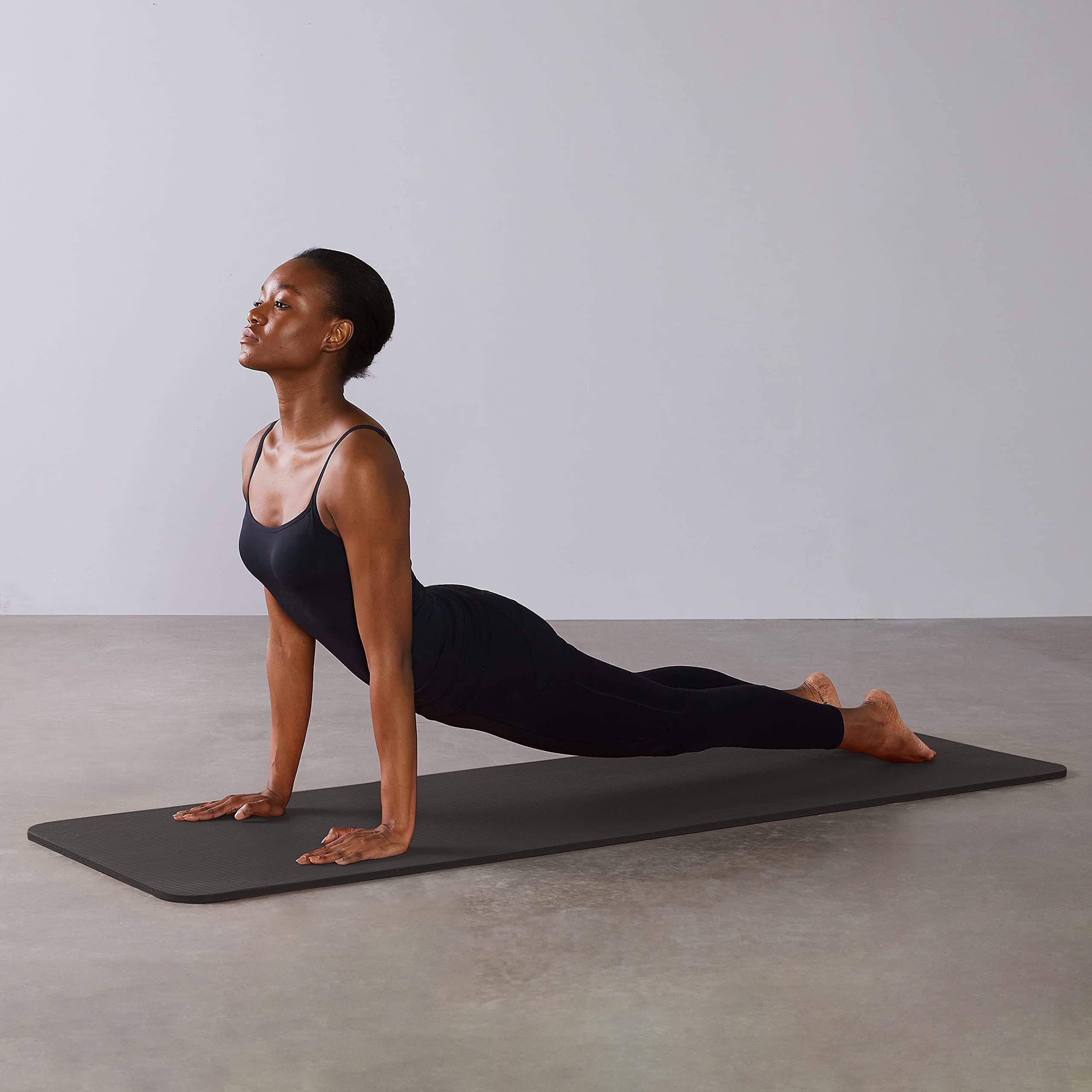 Extra Thick High Density Yoga Mat 183x61x0.6in with Carrying Strap