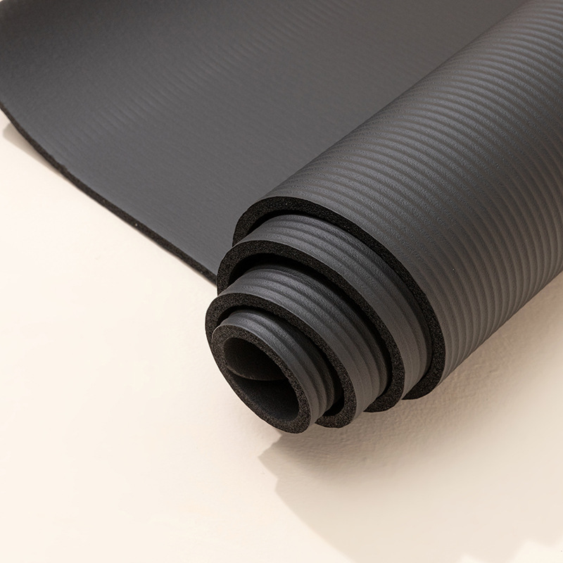 Extra Thick High Density Yoga Mat 183x61x0.6in with Carrying Strap