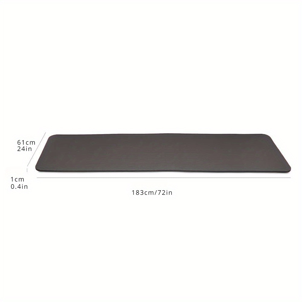 Extra Thick High Density Yoga Mat 183x61x0.6in with Carrying Strap