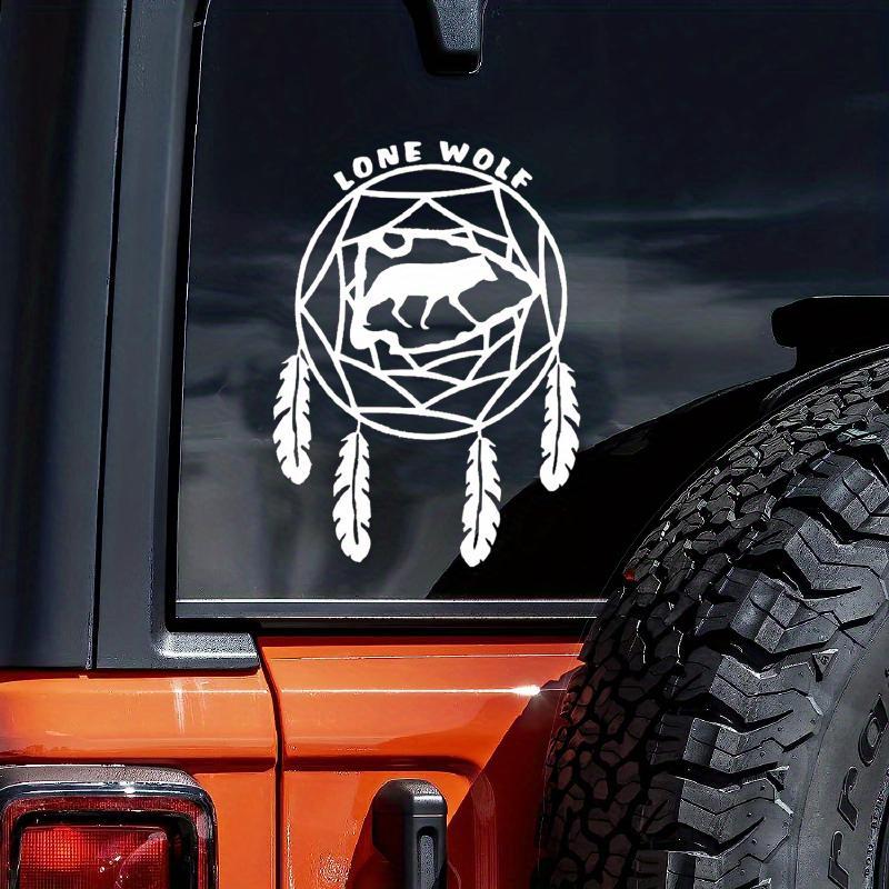 Wolf Head Vinyl Decal Sticker