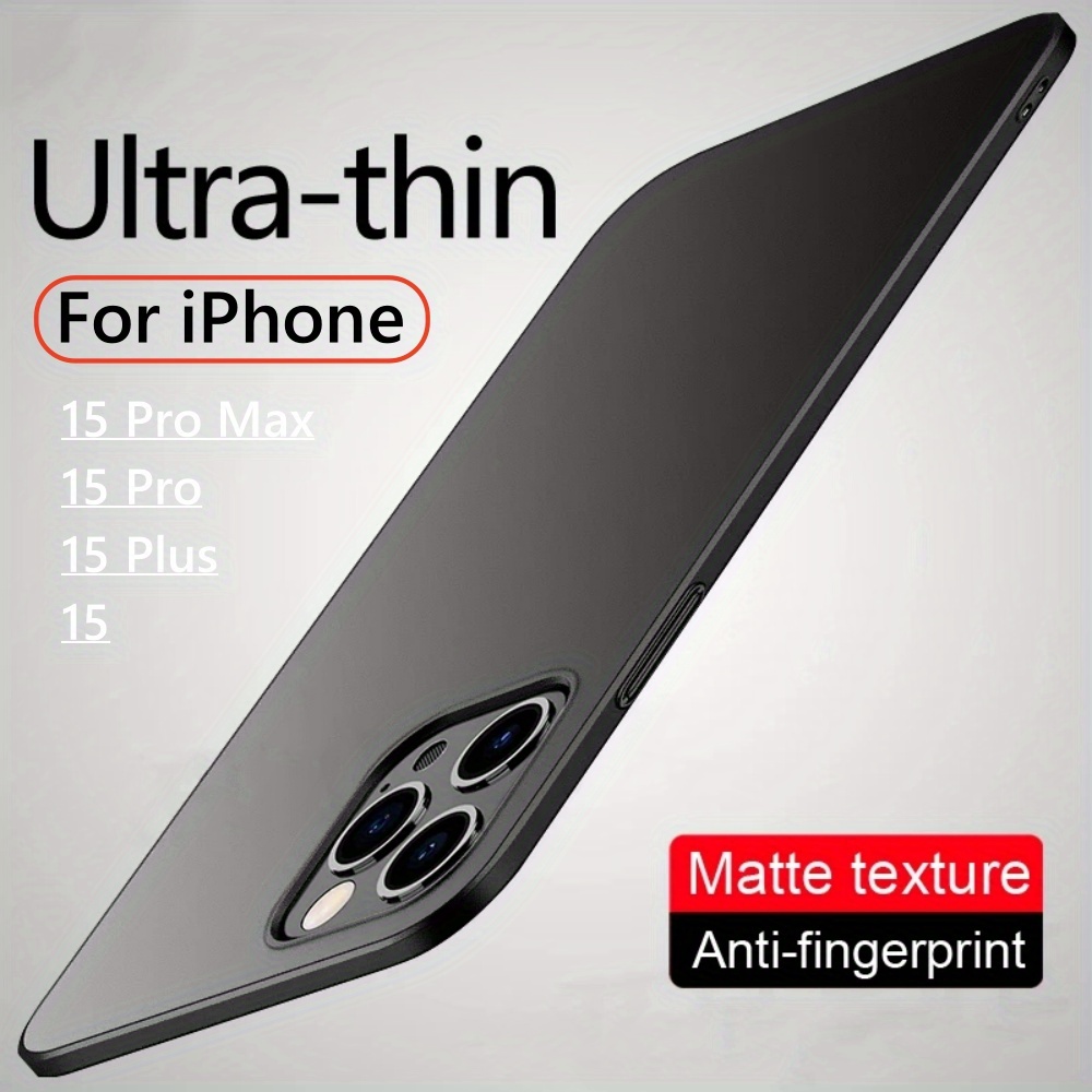 

Slim Matte Shockproof Phone Case Hard Pc Protective Phone Case For 14 Pro Max, 14 Pro, 14 Plus, 14, 13 Pro Max, 13 Pro, 13, 15 Pro Max, 15 Pro, 15 Plu, S 15