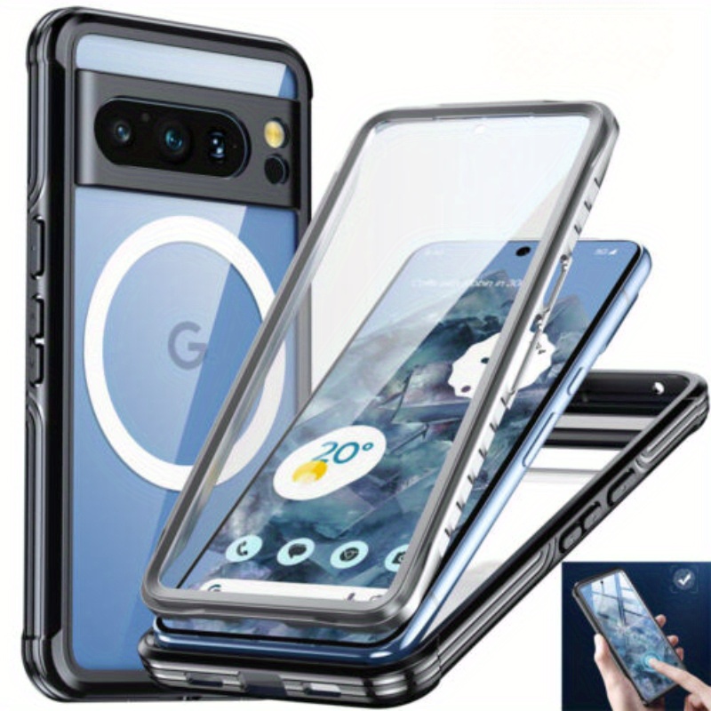 Case Google Pixel 8 Pro Mera Luxury Vintage Pu Leather Skin - Temu